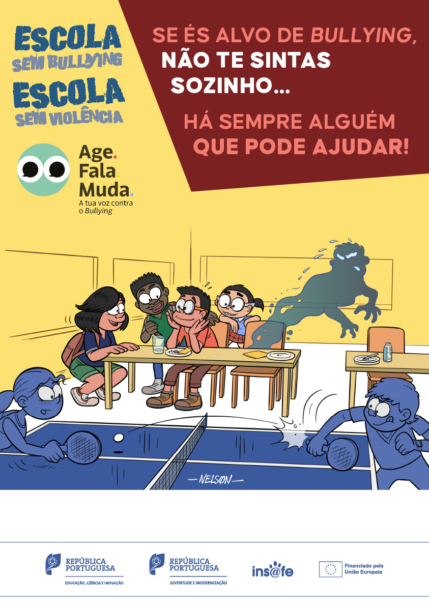 Campanha Age Fala Muda A Tua Voz Contra O Bullying SeguraNet