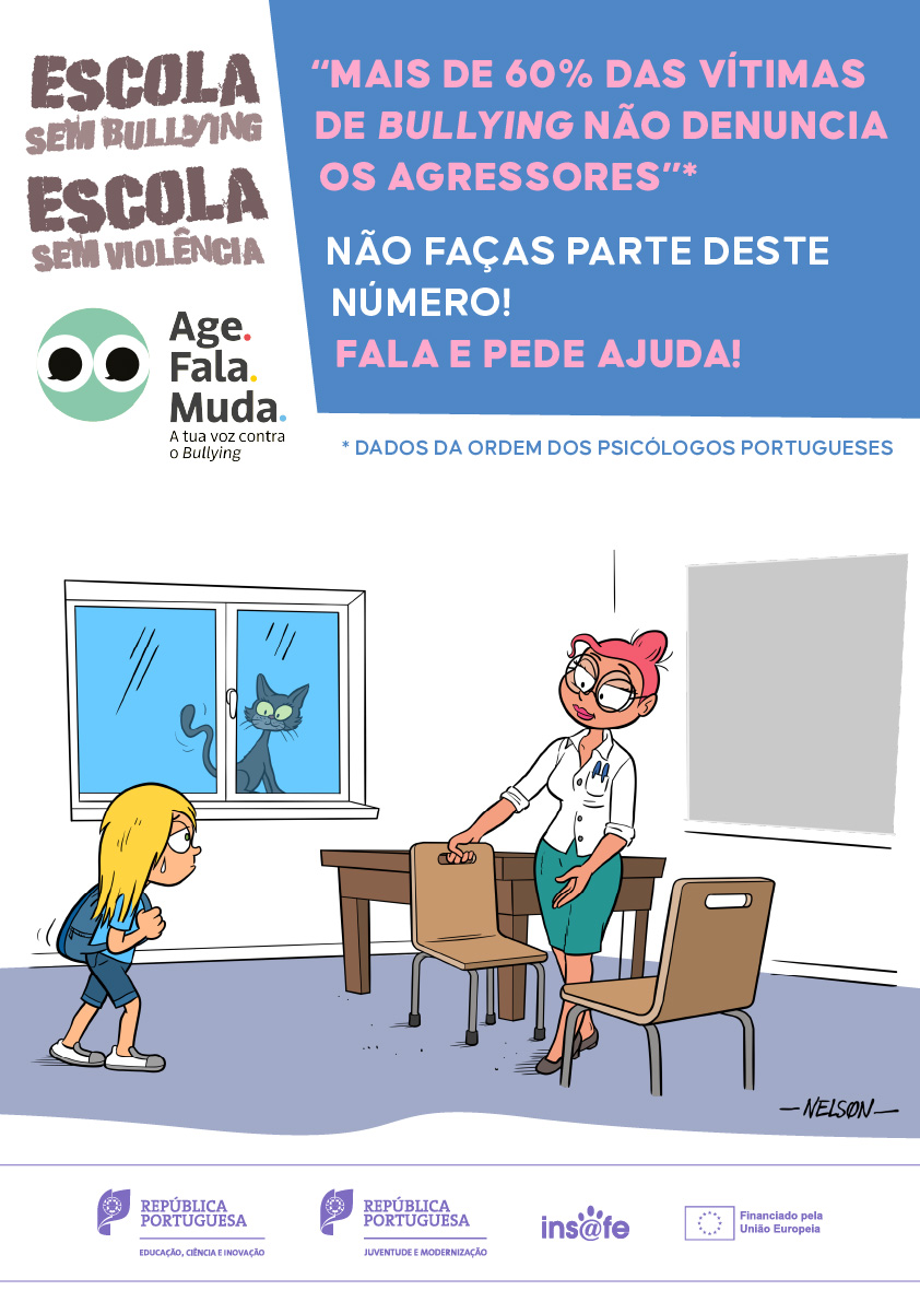 Campanha Age Fala Muda A Tua Voz Contra O Bullying SeguraNet